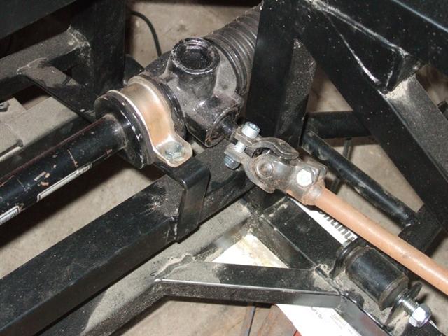 fitting steering shaft